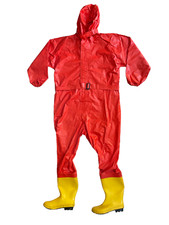 Trellchem Light Type TR Chemische Schutz Anzug Stiefel Größe 43 PVC auf Beiden