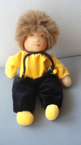 Stoffpuppe junge handarbeit - stoffpuppe,