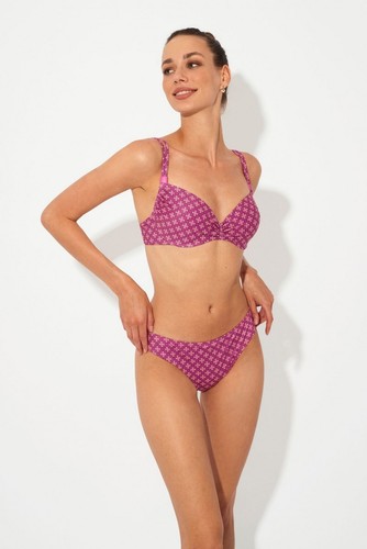 Bikini badeanzug damen fuchsia - badeanzug,