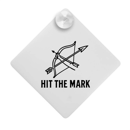 Hit the mark - "hit, und