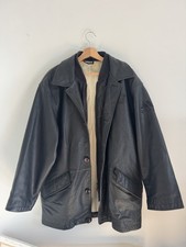 Selten! Vintage Adidas Lederjacke FC Bayern München, Echt Leder