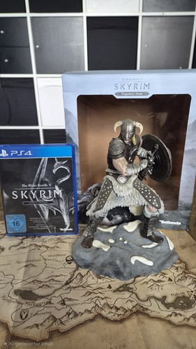 Skyrim dragonborn statue figur - skyrim,