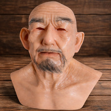 Maske Silikon  alte Mann