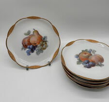 6x wundervolle Fürstenberg Prunk Obstteller Teller #7000
