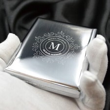 Zigarettenetui mit Gravur