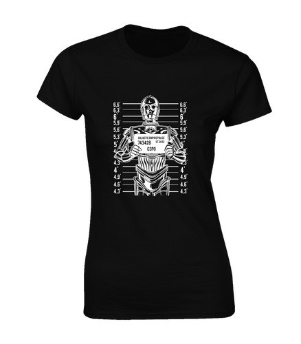 3po mugshot damen shirt - mugshot, star