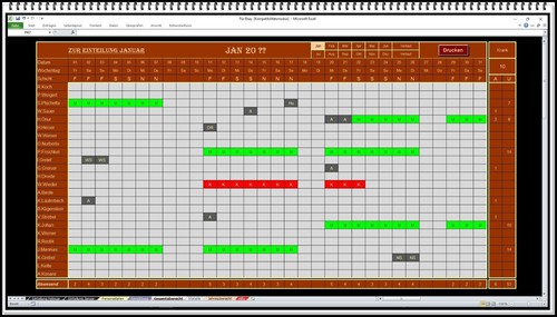 Software zur dienstplanung - software,