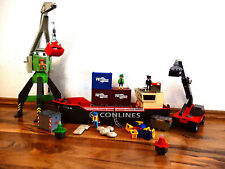 +++  PLAYMOBIL Containerschiff, Hafenkran, Containerstapler  +++