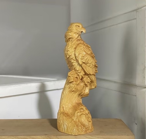 Adler figur holzoptik - holzoptik, deko