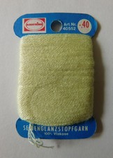 Seidenglanzstopfgarn Stopftwist Stopfgarn Garn Nähgarn Nähen hellgelb hell gelb