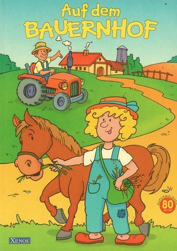 Auf dem bauernhof - bauernhof, malbuch