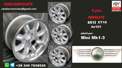 Alufelgen minilite zoll - alufelgen, 13
