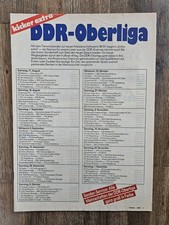 Kicker extra ddr - extra, ddr-oberliga