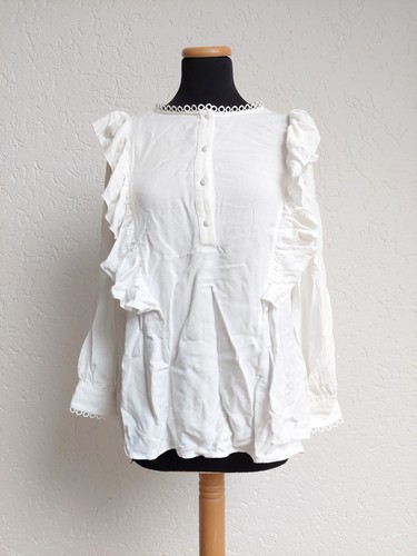 Weiße basic bluse - von, zara