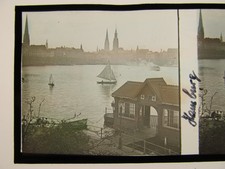 Hamburg mit Elbe   Antikes