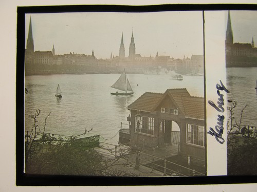 Hamburg mit elbe antikes - mit,