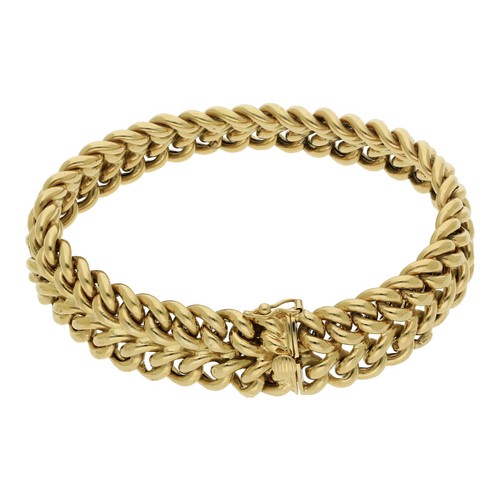 Breites armband 585 gold - gold, l