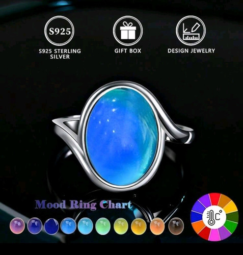 Mood ring 925 sterlingsilber - mood,
