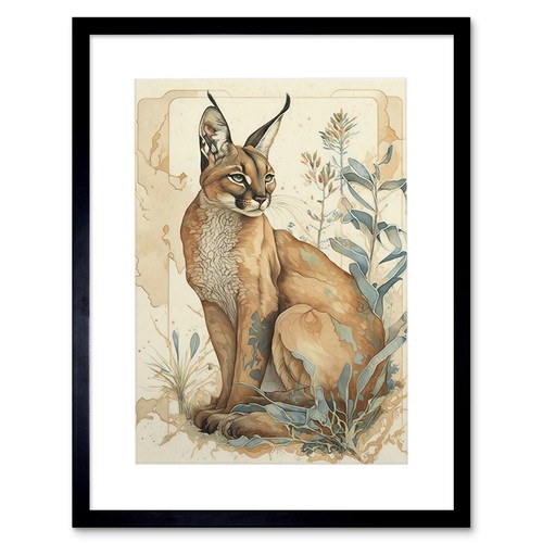 Karakale katze mit - katze,