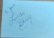 Original Autogramm Linda Blair