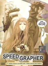 Speed Grapher komplett 24 Episoden japanischer Anime DVD englischer Dub koste...