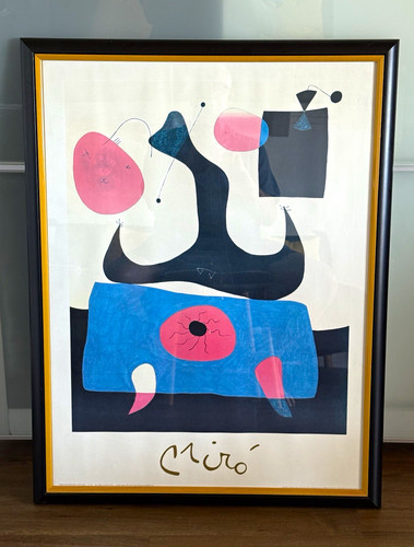 Joan miró gerahmte - miró,