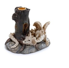 Drachen skelett kerzenständer - skelett,