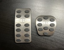 Smart Pedalaufleger Pedalauflage Pedalplatte gebürstetes Aluminium Plug On