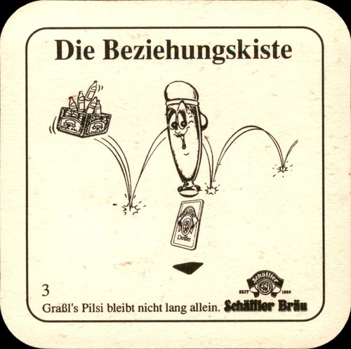 Bierdeckel schäffler bräu - schäffler,