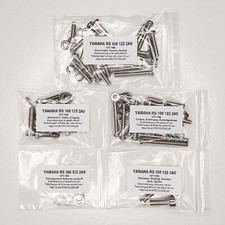 YAMAHA RS 100 125 2A0 1977-1986 Motor KREUZ Rostfrei Schraubensatz RS100 RS125