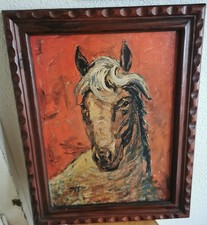  Ölbild Pferd Spanien