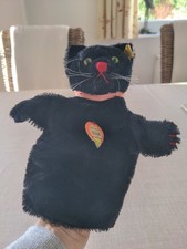 Steiff Vintage schwarze Katze