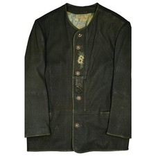 Echtes Herren Trachten Leder Jacke Blazer Sakko Oktoberfest 54 XXL weich vintage