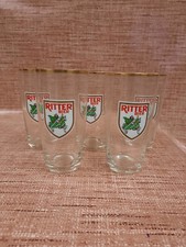 Ritter Bier 5x Bierglas 0,2 l Gastro Dortmunder Union-Ritter Brauerei Rarität