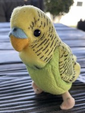 Wellensittich Spielzeug Naturgetreu wie echt pipst wie NEU & TOP
