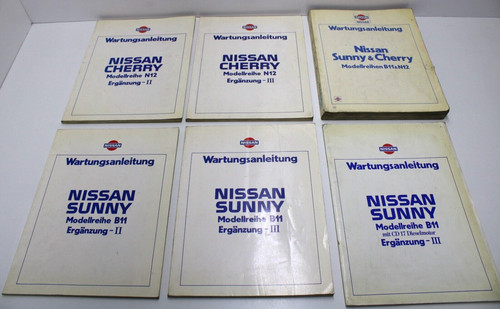 Werkstatthandbuch nissan b11 - nissan,
