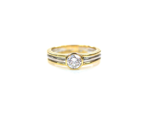 Eleganter solitär ring - eleganter,