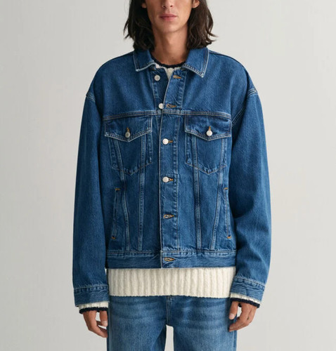 Gant herren jacke blau - herren,