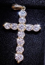 3,05ct Diamant Kreuz 14K