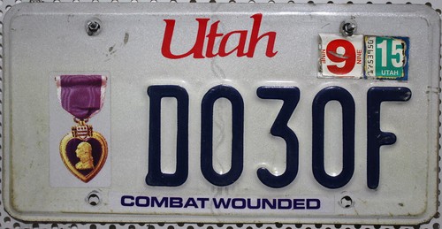 Utah nummernschild usa - utah,