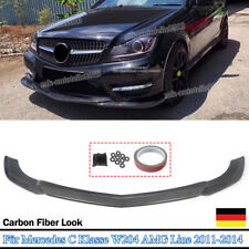 Frontspoiler Spoilerlippe Für Mercedes C-Klasse W204 Carbon Look Spoilerschwert 