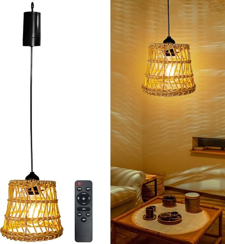 Pendelleuchte rattan - pendelleuchte,