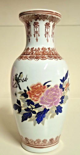 Elegante porzellanvase mit - porzellanvase,