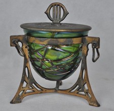 Jugendstil deckeldose - jugendstil,