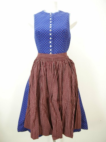 Straßer dirndl baumwolle blau - straßer,