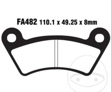 EBC Bremsbeläge FA482TT für Linhai CUV 400 4x4 2011, 2015