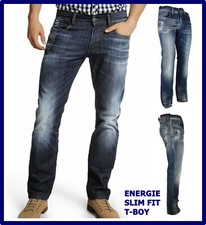 energie herren jeans denim slim fit low waist gerades bein gerades bein t-boy 44 w31