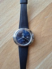 OMEGA DE VILLE DYNAMIC Automatic Armbanduhr/Herren/Vintage/Blue Dial/Sammlerst.