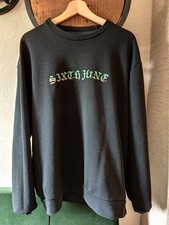Sixth June Paris Herren Sweatshirt Pullover Sweater Schwarz Front- u....