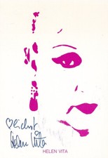 Autogramm Schauspieler | Helen VITA | 1980er (Zeichnung Color)